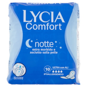 Lycia Comfort Notte Ultra Con Ali 10 Pz