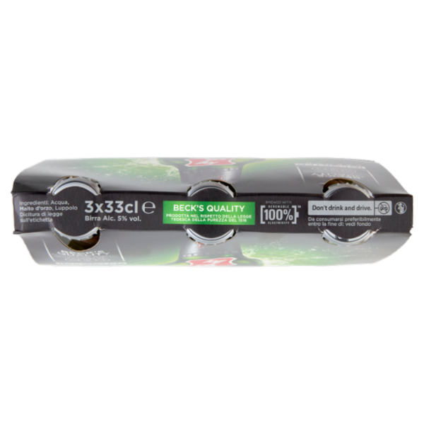 BECK'S Birra pilsner tedesca bottiglia 3x33cl