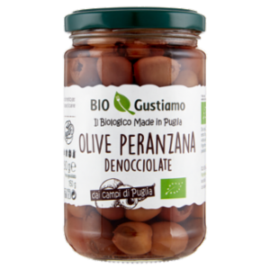 Bio Gustiamo Olive Nere Denocciolate 