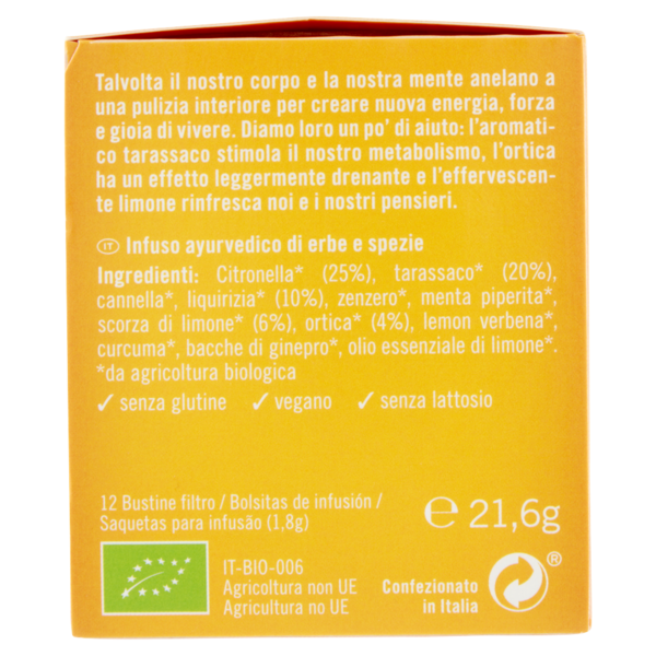 Yogi Biologico Energia Purificante 12 x 1,8 g