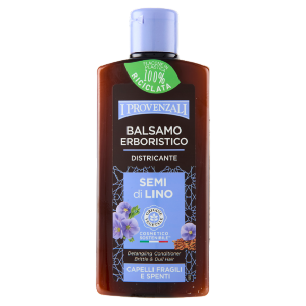 I Provenzali Balsamo Districante Semi di Lino Capelli Tinti e Spenti 200 ml