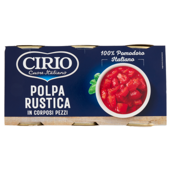 Cirio la Polpa Rustica 3 x 400 g