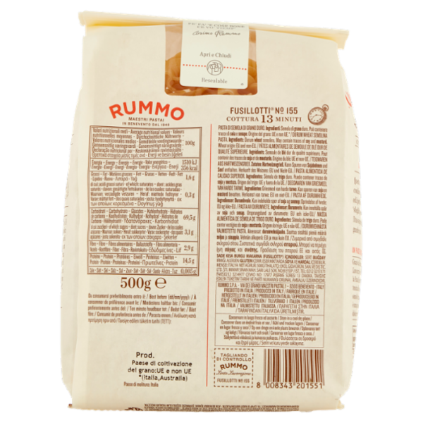 Rummo Le Leggendarie Fusillotti N° 155 500 g