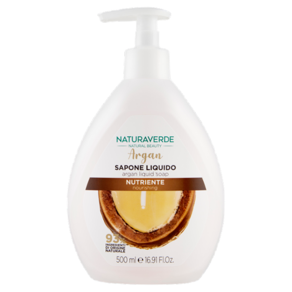 Naturaverde Natural Beauty Argan Sapone Liquido Nutriente 500 ml