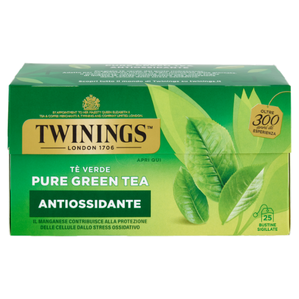 Twinings Tè Verde Pure Green Tea 25 x 2 g