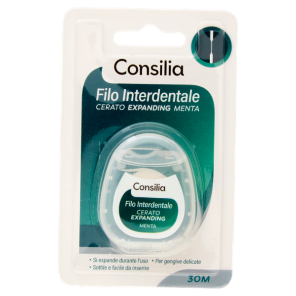 Consilia Filo Interdentale Cerato Expading Menta 30 m