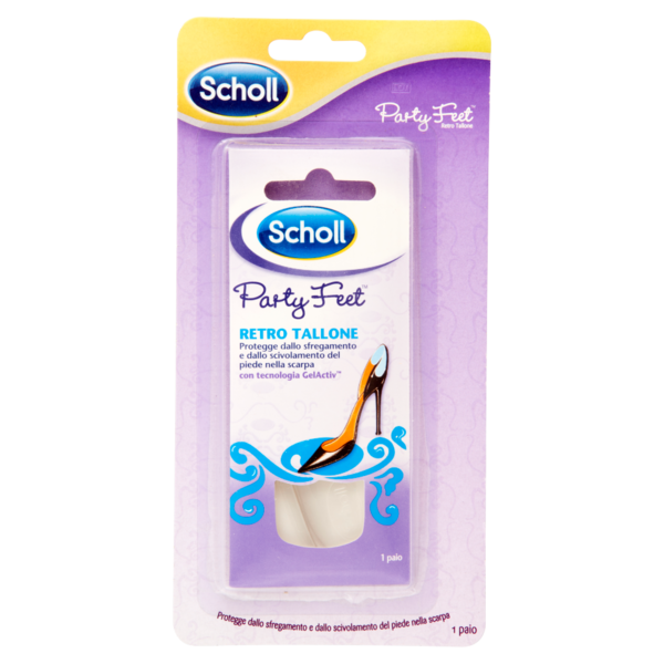 Scholl Party Feet Retro Tallone 1 paio