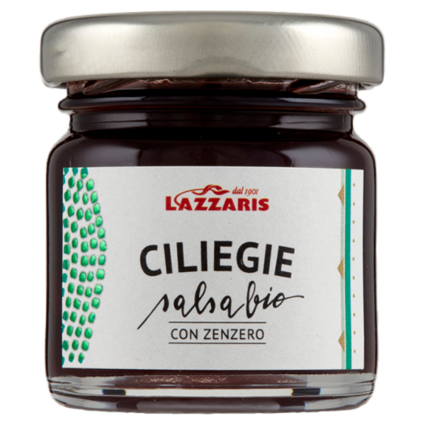 Lazzaris Ciliegie salsa bio con Zenzero 40 g