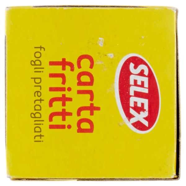 Selex Carta per Fritti in Fogli Pretagliati 20 pezzi