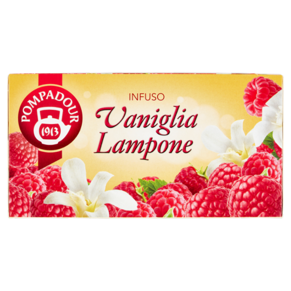 Pompadour Infuso Vaniglia Lampone bustine 20 x 3 g