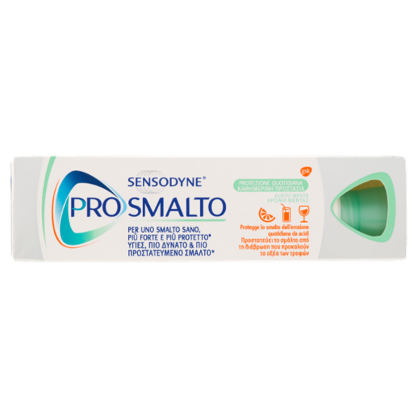 Sensodyne dentifricio prosmalto formula specifica per rinforzare smalto nelle zone indebolite 75 ml