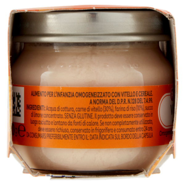 Plasmon Omogeneizzato Vitello con cereale 3 x 80 g