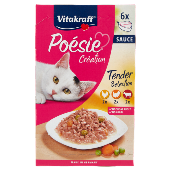 Vitakraft Poésie Création Sauce Tender Selection 6 x 85 g