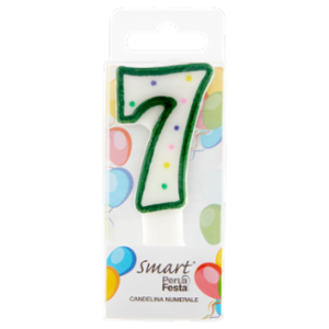 Smart PerLa Festa Candelina Numerale 7 1 Pz