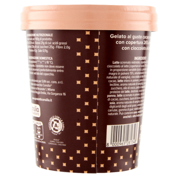 Consilia Gelato 20 Bon Bon al Gianduia 180 g