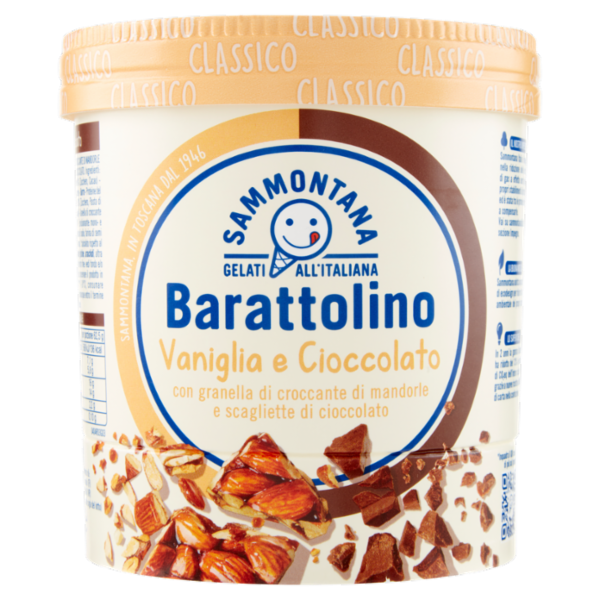 Sammontana Barattolino Classico Vaniglia e Cioccolato 500 g