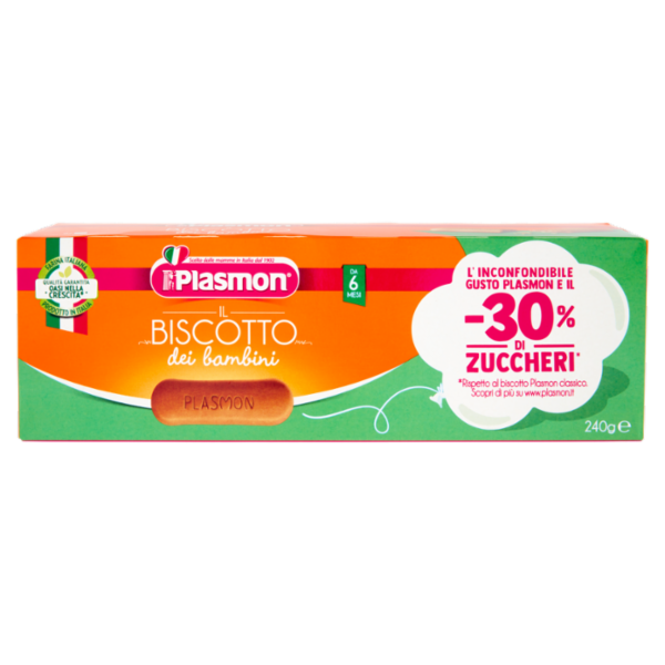Plasmon il Biscotto dei bambini -30% di Zuccheri 240 g