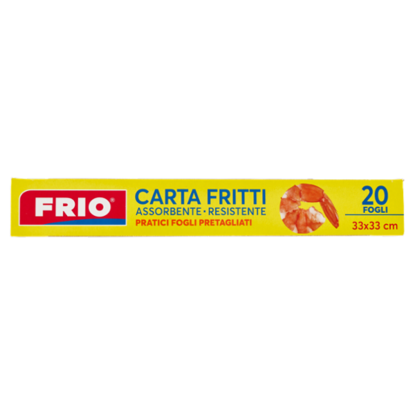 Frio Carta Fritti 20 Fogli 33x33 cm