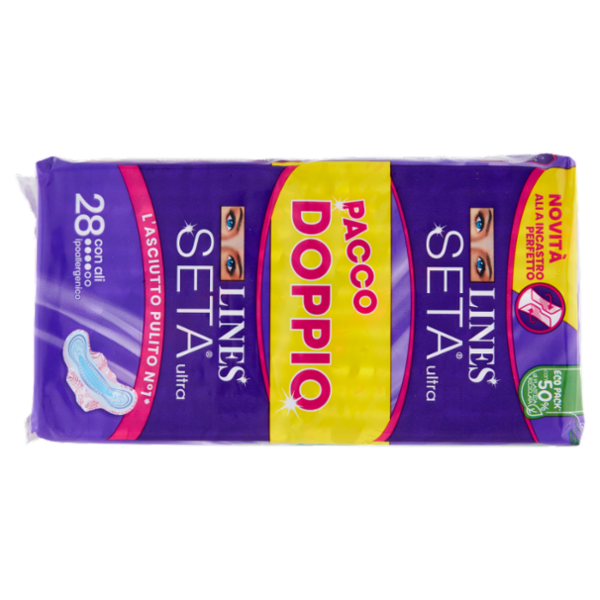 Lines Seta ultra con ali 28 pz