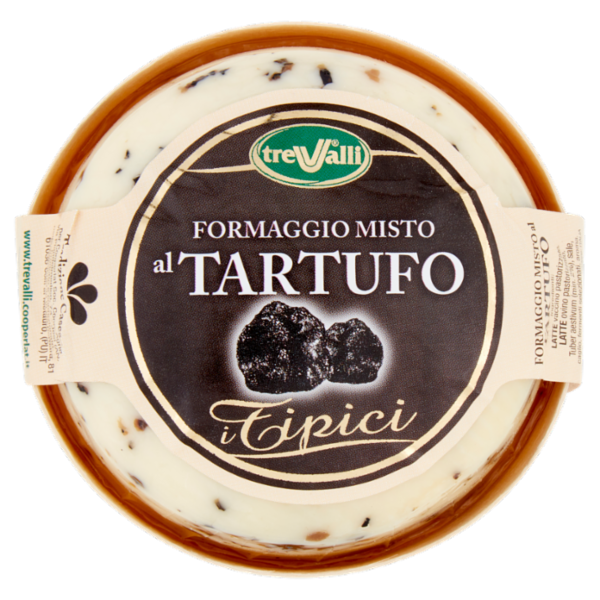 treValli i Tipici Formaggio Misto al Tartufo 180 g