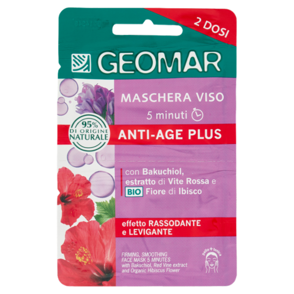 Geomar Viso Maschera viso anti-age, rassodante 2 x 7,5 mL