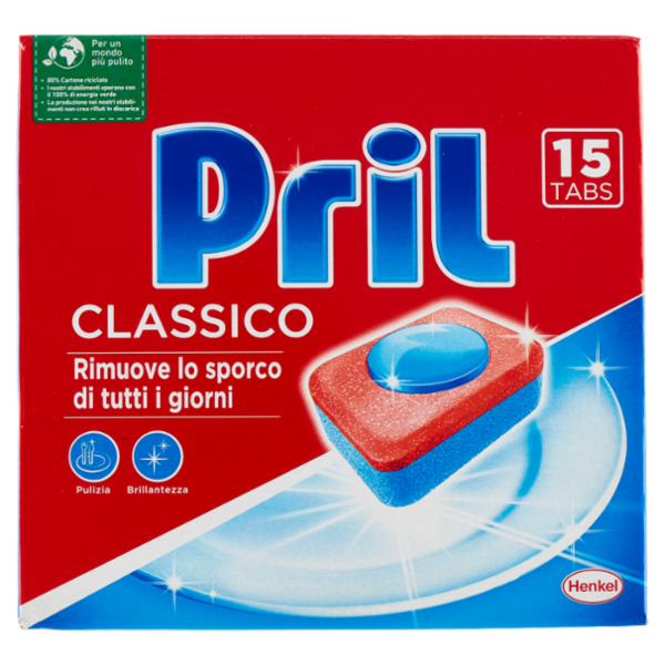 PRIL Tabs Classico 15 lavaggi 263g