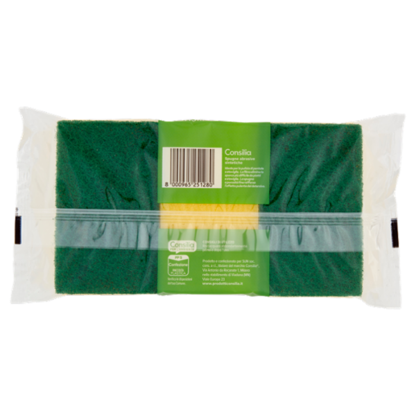 Consilia Spugne Abrasive Doppio Uso 3 pezzi