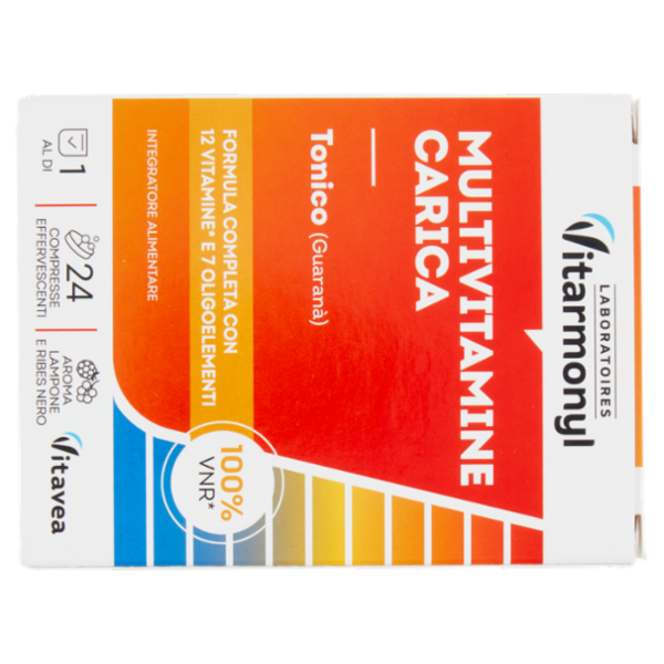 Laboratoires Vitarmonyl Multivitamine Carica Tonico 24 Compresse Effervescenti 67,2 g