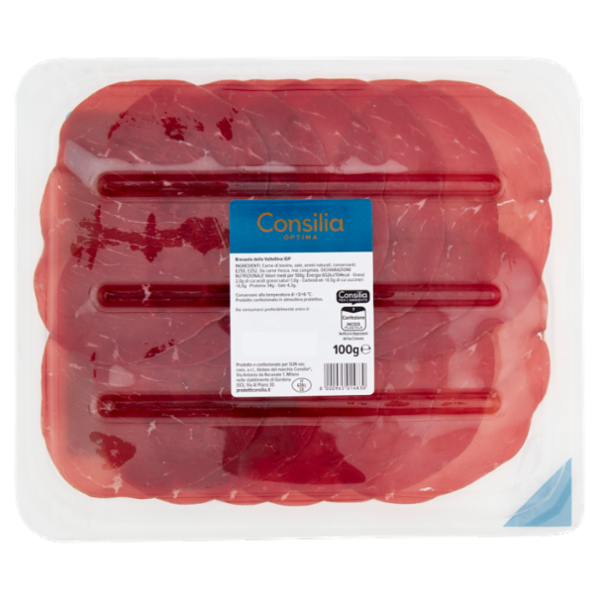 Consilia Optima Bresaola della Valtellina I.G.P. a Fette 100 g