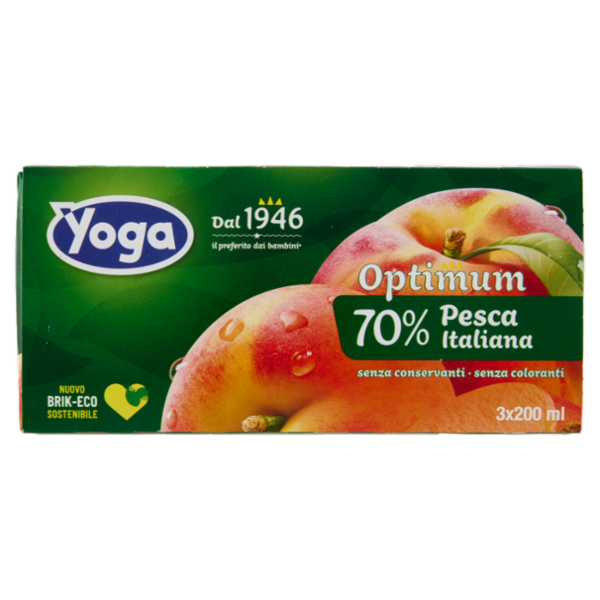 Yoga Optimum 70% Pesca Italiana 3 x 200 ml