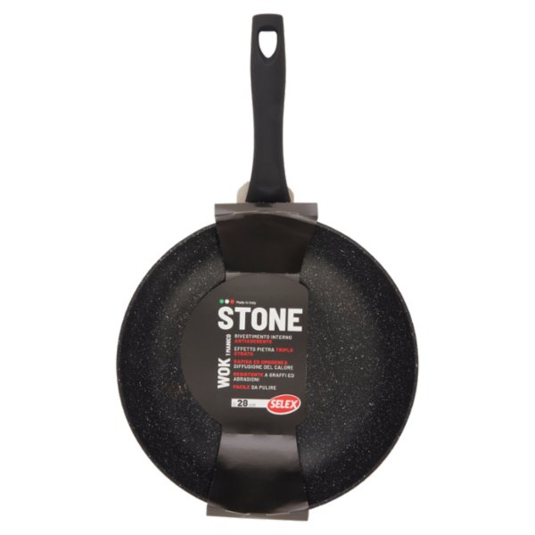 Selex Wok Stone 1 Manico 28 cm