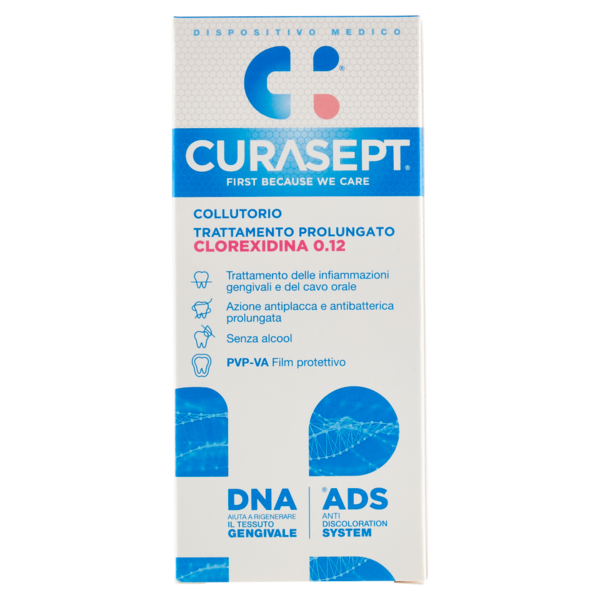 Curasept Collutorio Trattamento Prolungato Clorexidina 0.12 200 ml