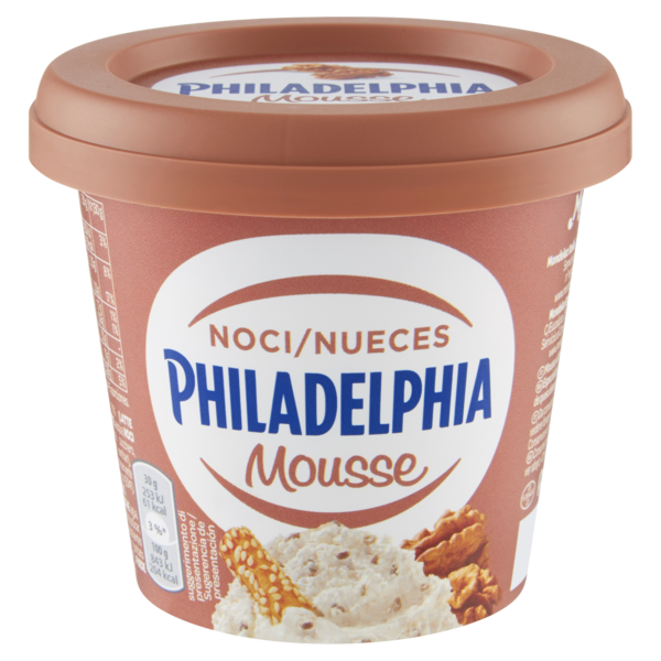 Philadelphia Mousse al formaggio fresco con Noci - 130 g