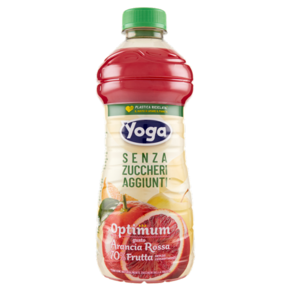 Yoga Optimum gusto Arancia Rossa S70% Frutta Senza Zuccheri Aggiunti* 1000 ml