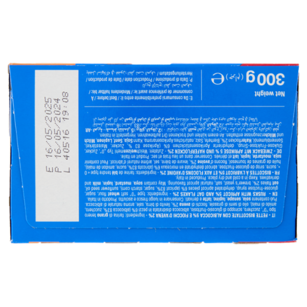 Monviso ègusto Fette Biscottate Albicocca e Avena 300 g