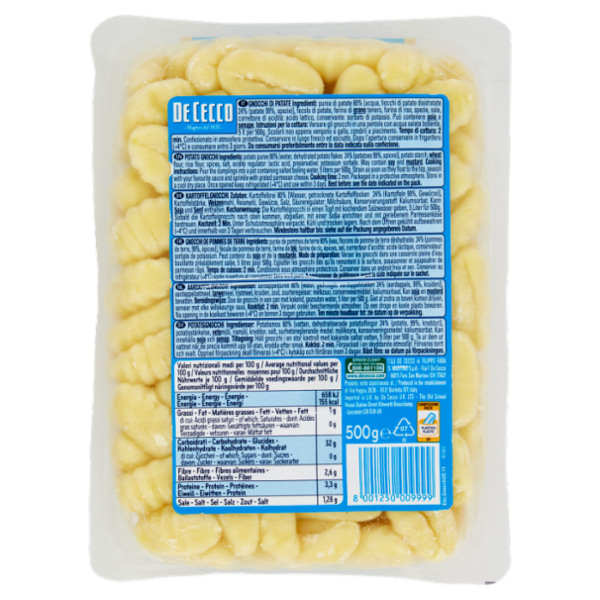 De Cecco Gnocchi di Patate 500 g