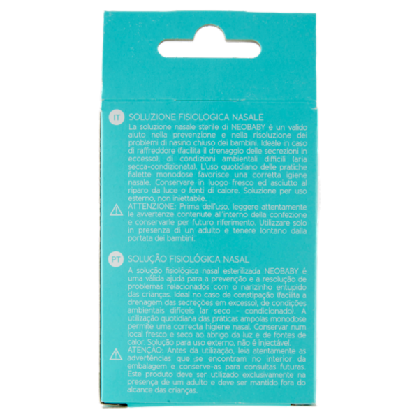 neo Baby Soluzione Fisiologica Nasale 15 x 5 ml