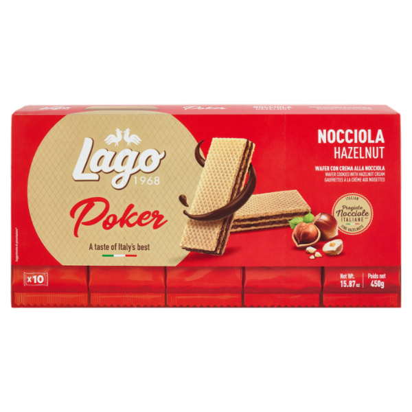 Gastone Lago Poker Nocciola 10 x 45 g