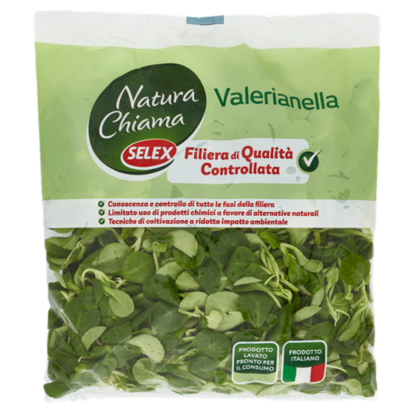Selex Natura Chiama Valerianella Lavata e Pronta per il Consumo 150 g