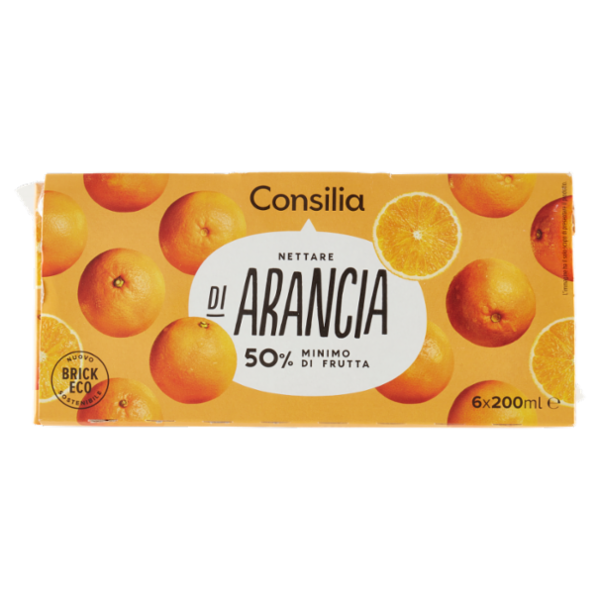 Consilia Saper Scegliere Succo Arancia Bionda 6x200 ml