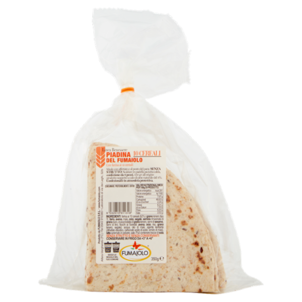 Fumaiolo Linea Benessere Piadina del Fumaiolo 10 Cereali 350 g