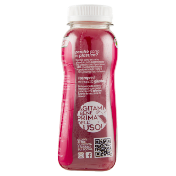 OrtoRomi Estratto di Frutti Rossi lampone, mirtillo, banana e mela 250 ml