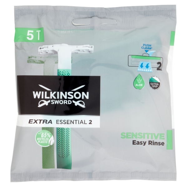 Wilkinson Sword Rasoio usa&getta Extra Essential 2 Sensitive 5 pz