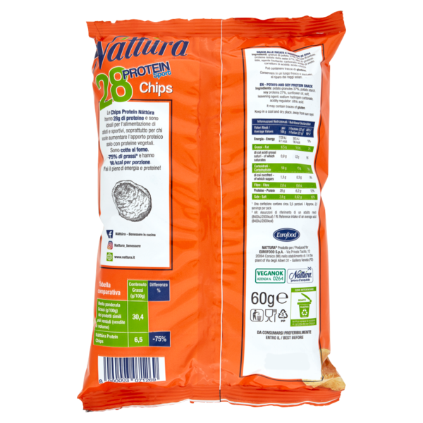 Náttúra 28 Protein Sport Chips 60 g