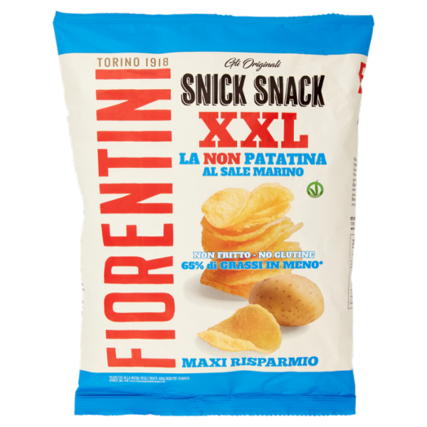 Fiorentini gli Originali Snick Snack XXL la Non Patatina al Sale Marino 140 g