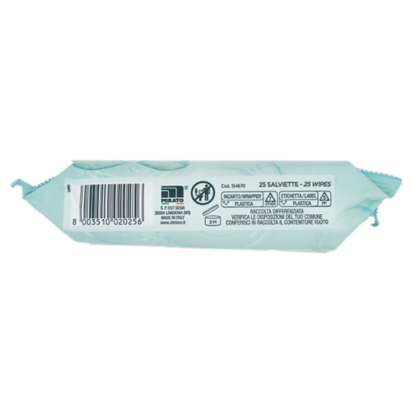 Clinians Hydra Plus Salviette Struccanti Viso, Occhi e Labbra Pelli Normali o Miste 25 pz