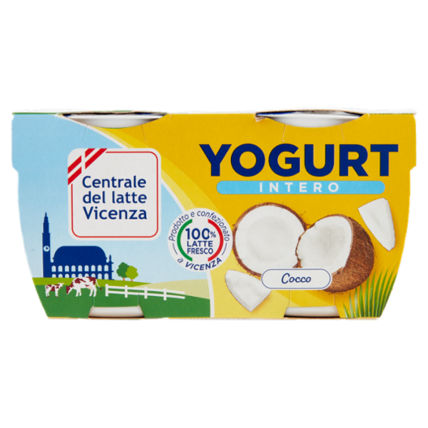 Centrale del latte Vicenza Yogurt Intero Cocco 2 x 125 g