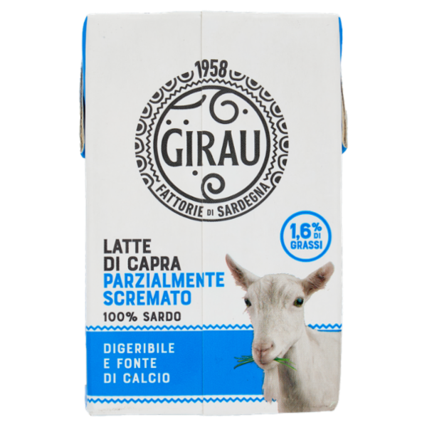 Girau Latte di Capra 100% Sardo 1,6% di Grassi 500 ml