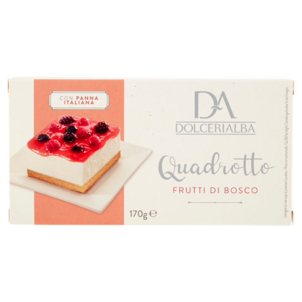 Dolcerialba Quadrotto Frutti di Bosco 170 g