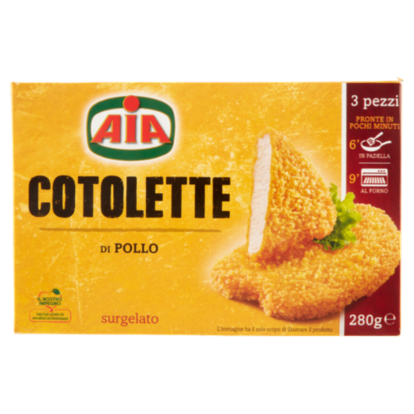 Aia Cotolette di Pollo surgelato 280 g